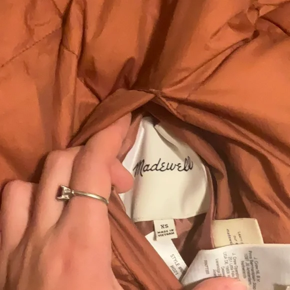 Madewell Rust Shearling Reversible Jacket - Picture 6 of 8